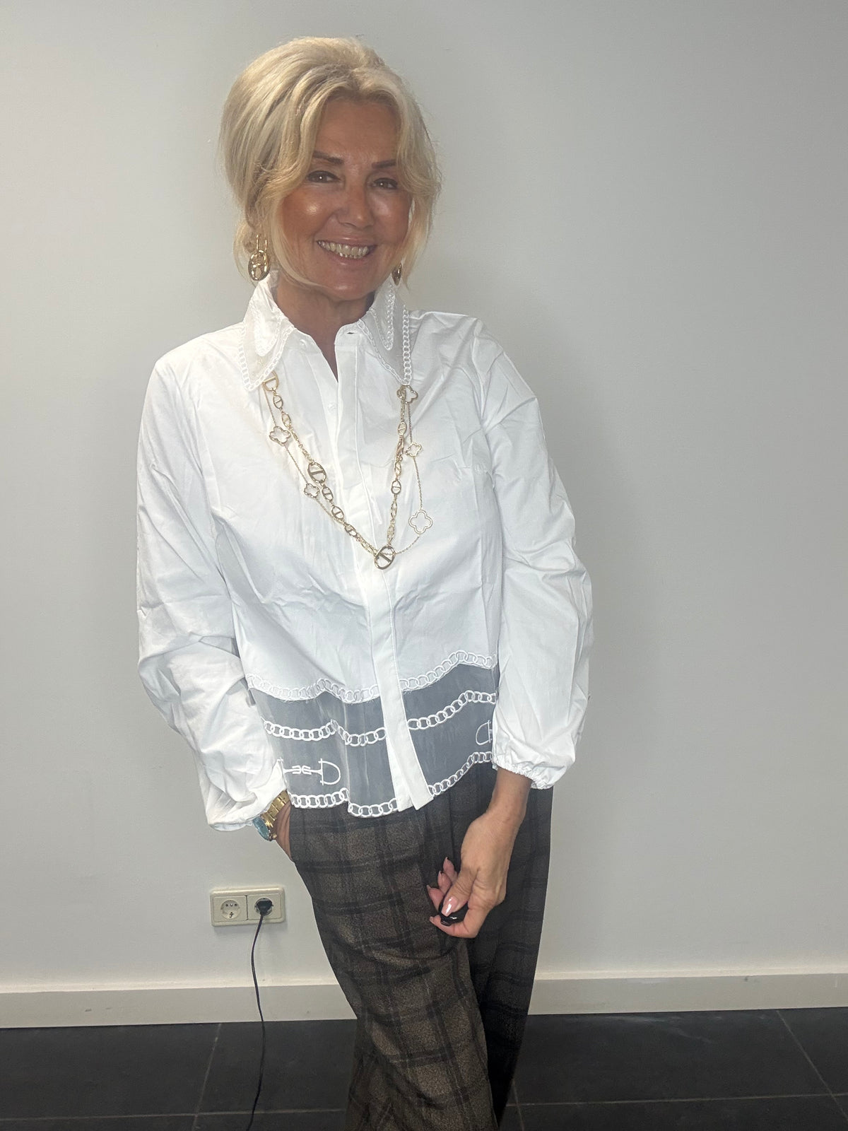 Bluse mit Koetsie