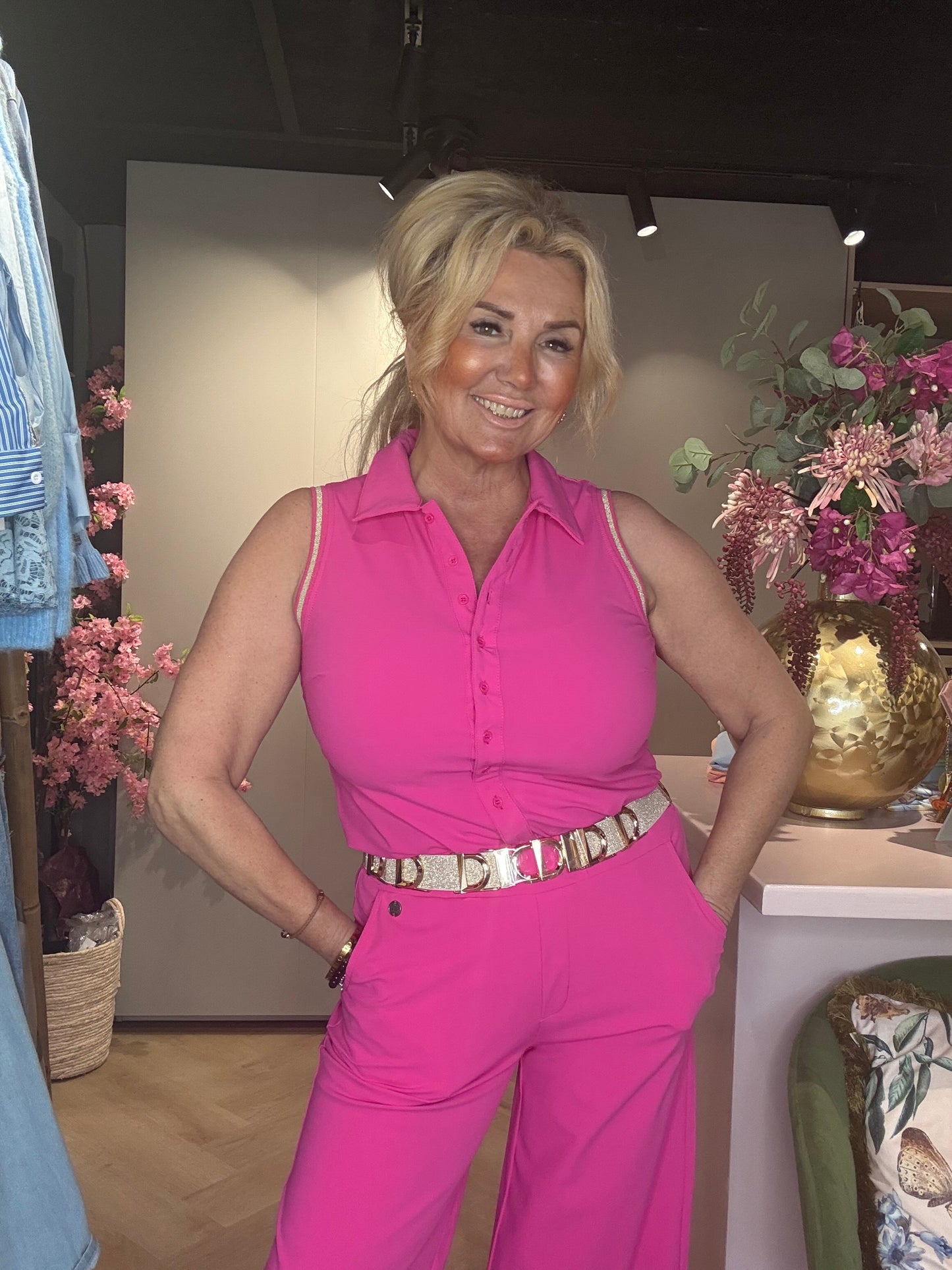 Top Travel Mouwloos Triple Nine Fuchsia