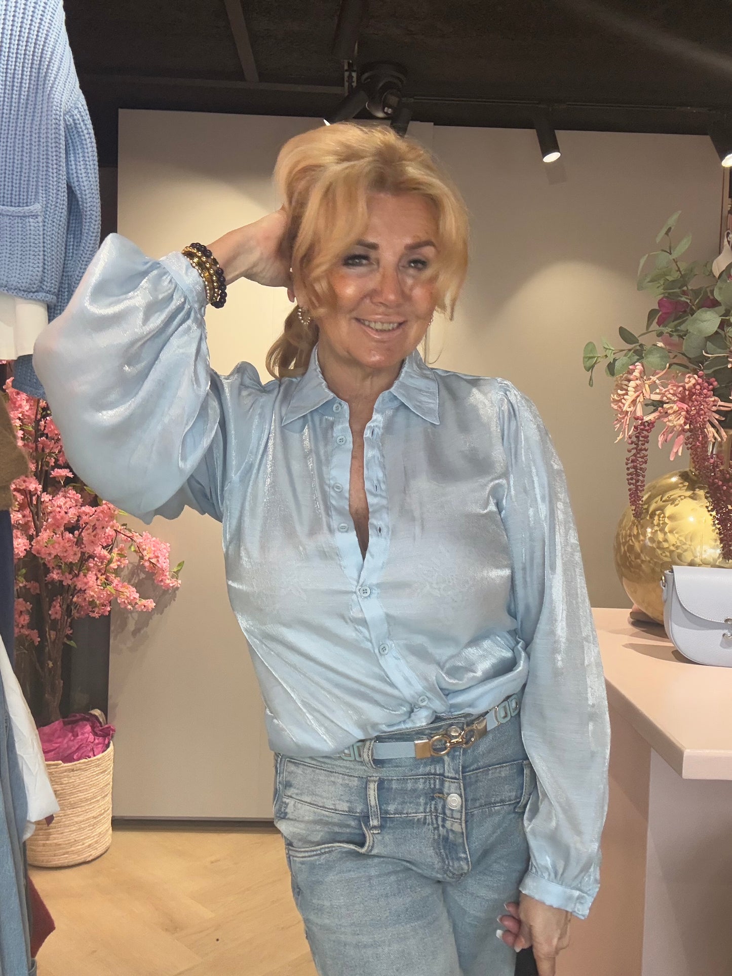 Blouse Licht Blauw