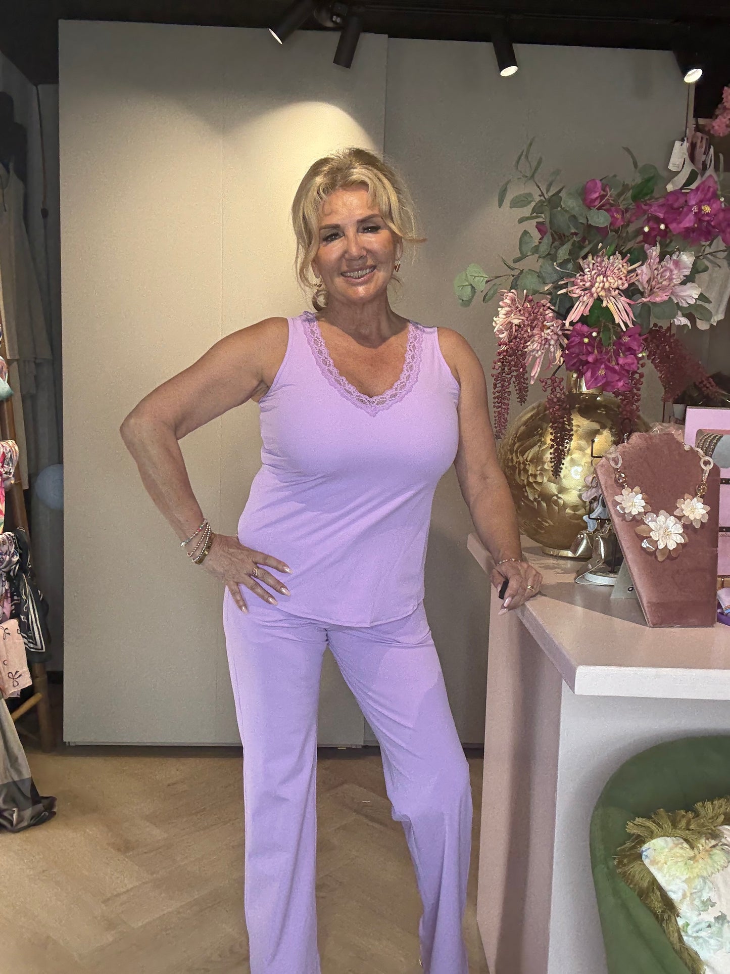 Hemd Mi Piace MP202129 Kant Lilac