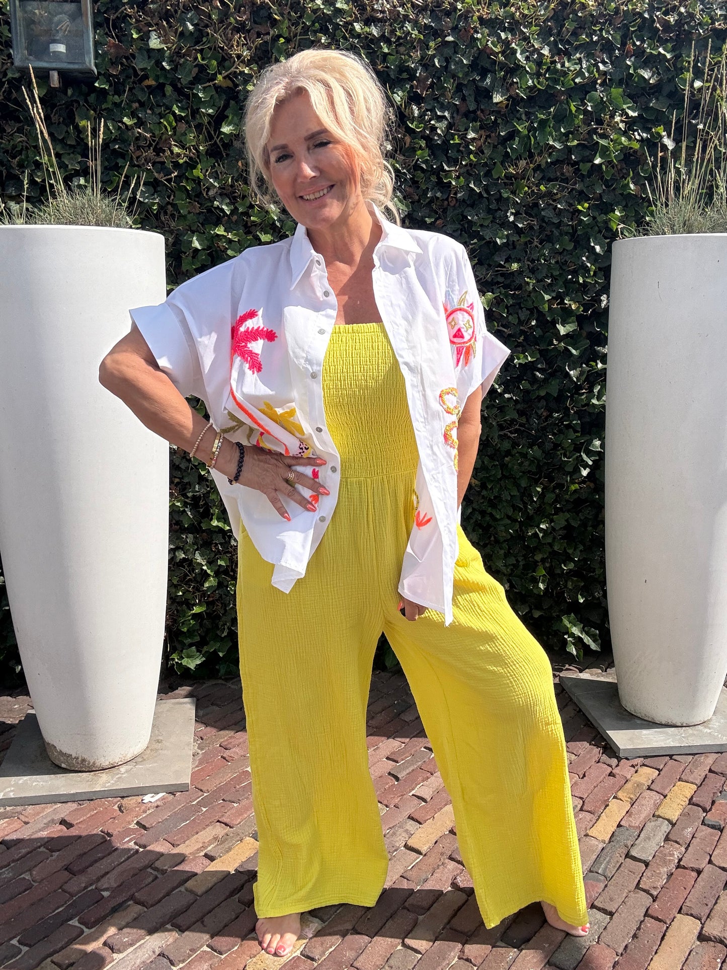 Jumpsuit strapless Summer Ease lemon 🍋