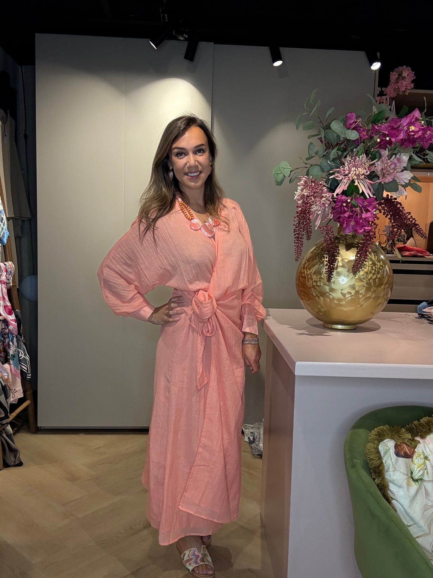 Jurk Marbella Peach