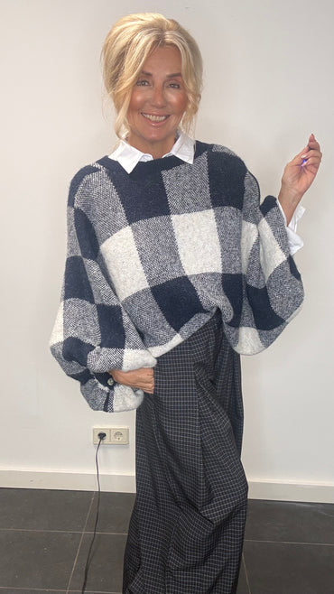 Pullover/Weste Block Blau