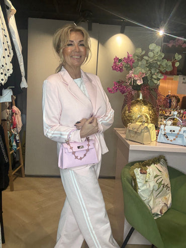 Twee delig Comfy pak Rose Stripe