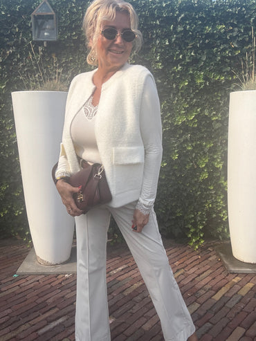 Triple Nine Gilet TR9001 Fluffy Creme