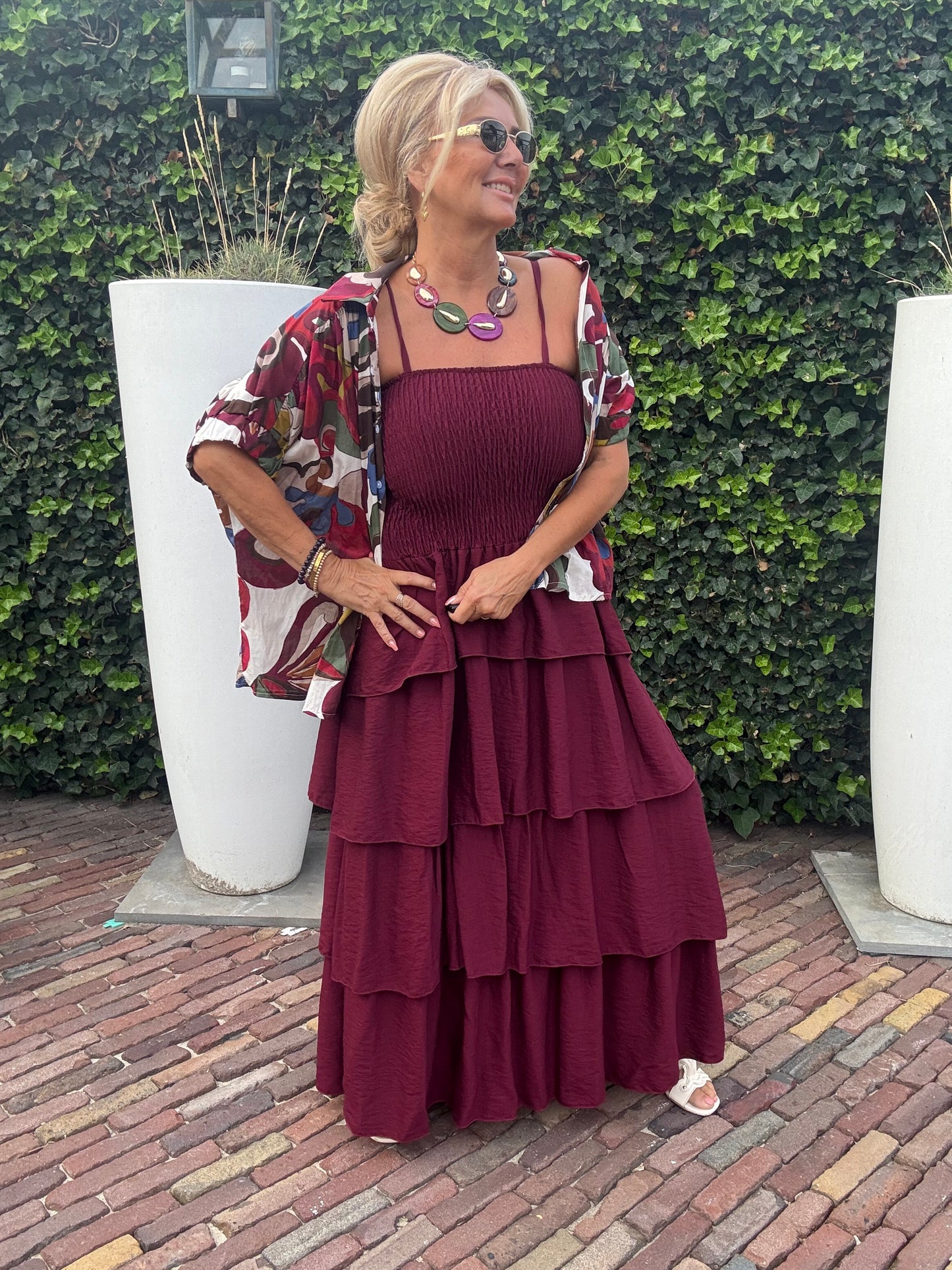 Dress Bella Rosso💃Bordeaux💃