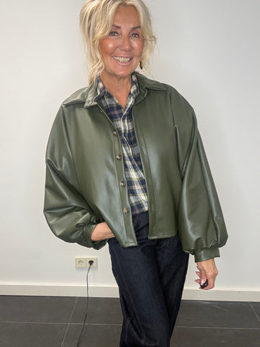 Jas/bluse Puh grøn