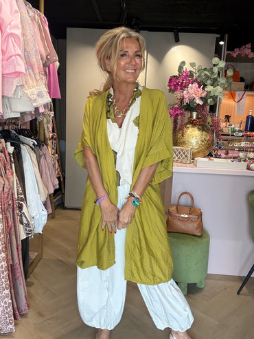 Kimono Matcha Plaine