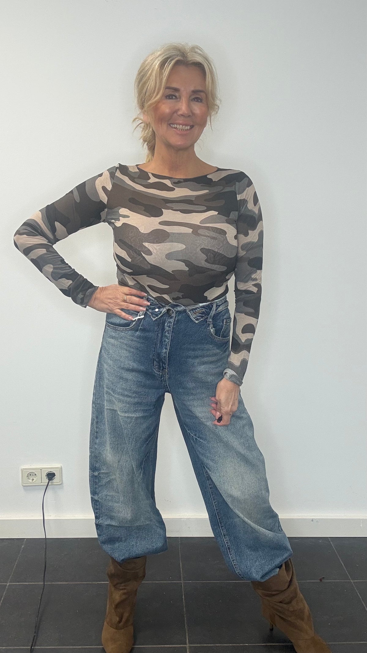 Mash-topp Camo brun