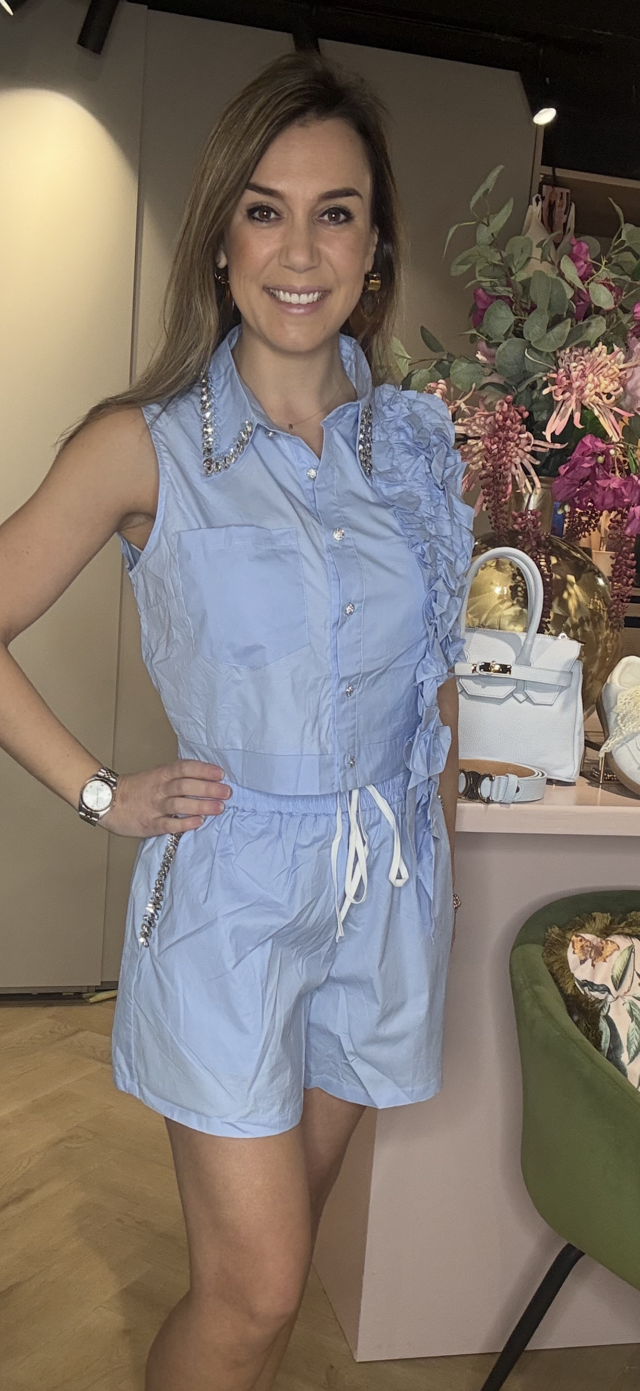 Set Blue , Lavendel Blauw