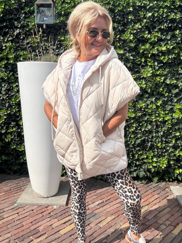 Puffy Bodywarmer Beige