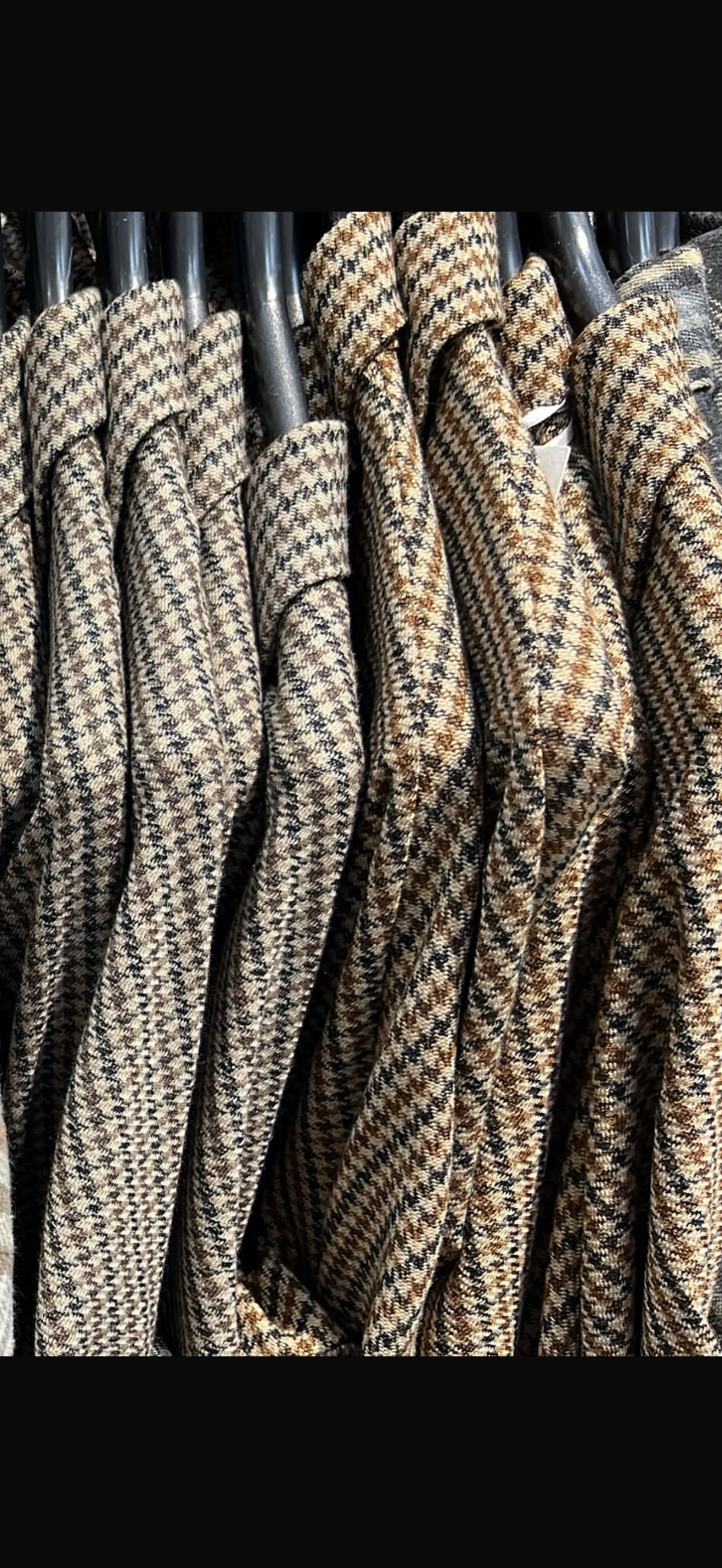 Blouse Emma pepita Ruit Bruin En cognac