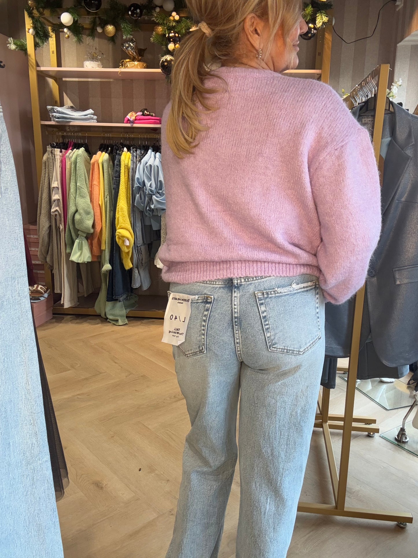 Jeans Spijkerbroek Highwaste Wideleg