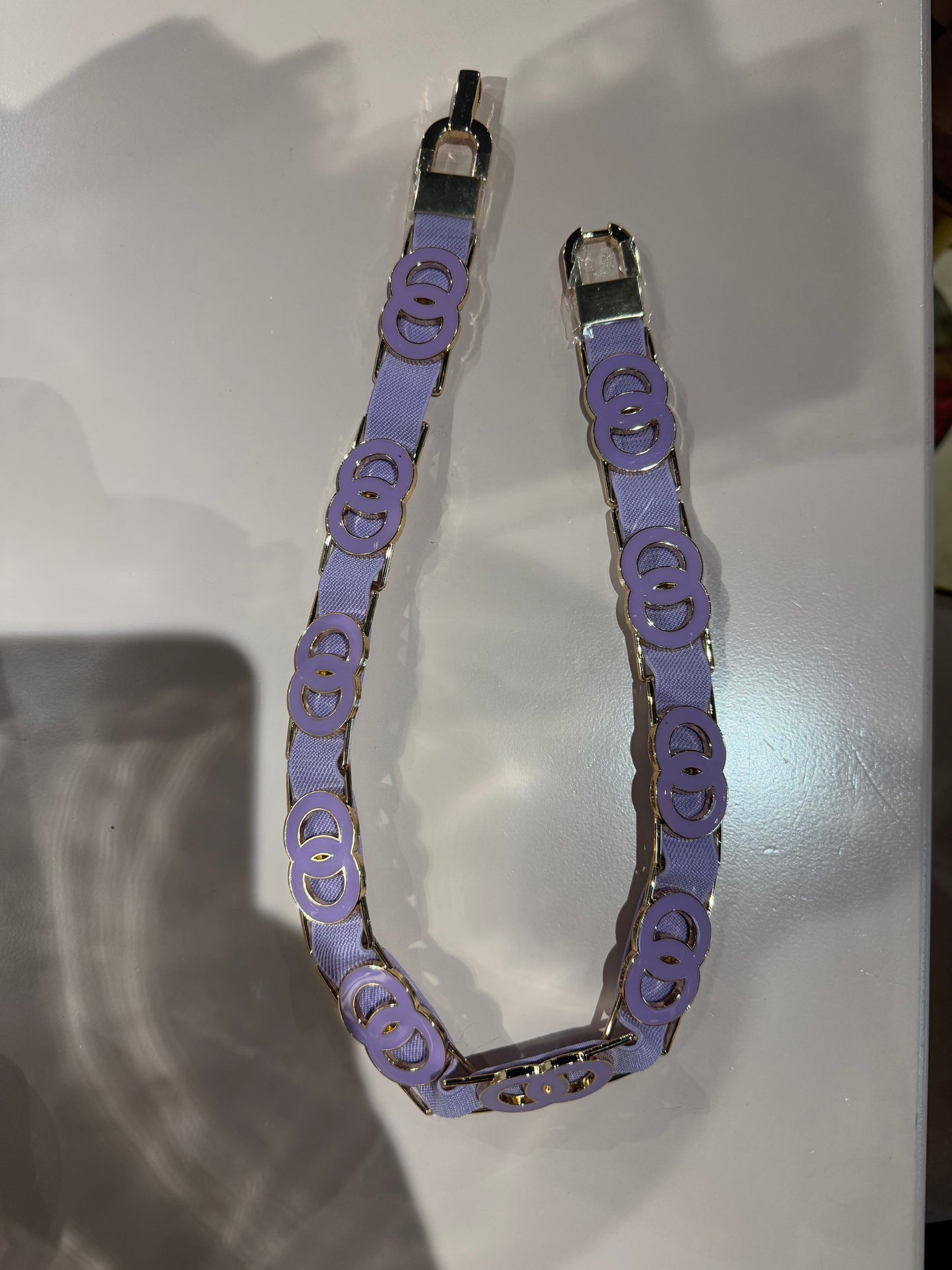 Elastische riem lila