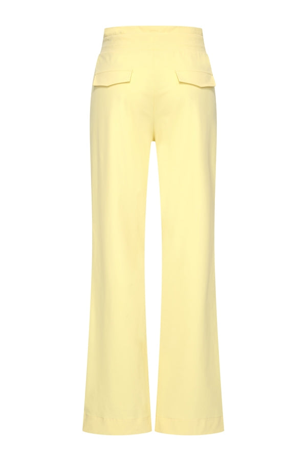 Mi Piace Pantalon Droit Jaune Citron MP202136