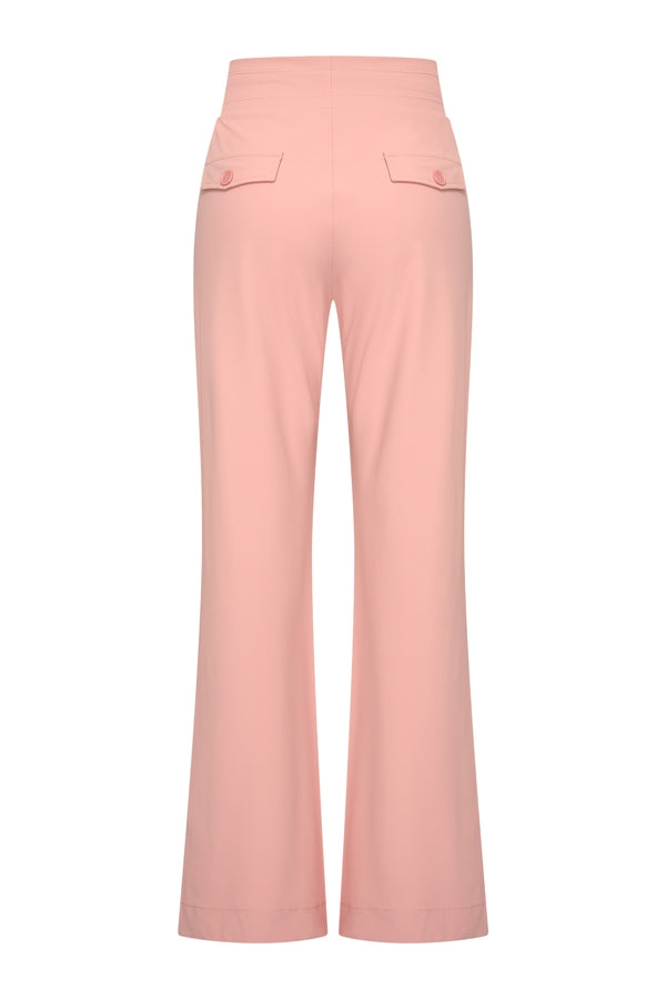 Mi Piace Travel Straight Trousers MP202136 – Mellow Rose | Summer Collection 2026
