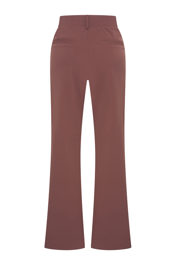 Mi Piace Trousers Bonded Mahogany - achterkant
