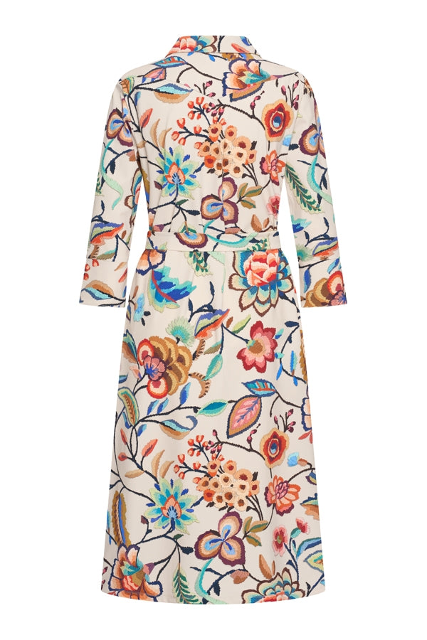 Mi Piace Dress | MP202757EBPT Embroidered Bloom Print - Multicolour