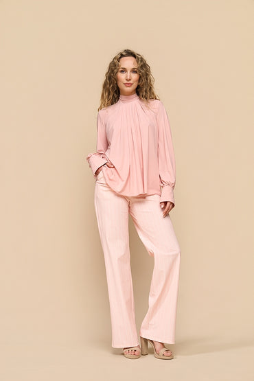 Mi Piace Travel Blouse MP202774 – Mellow Rose | Summer Collection 2026