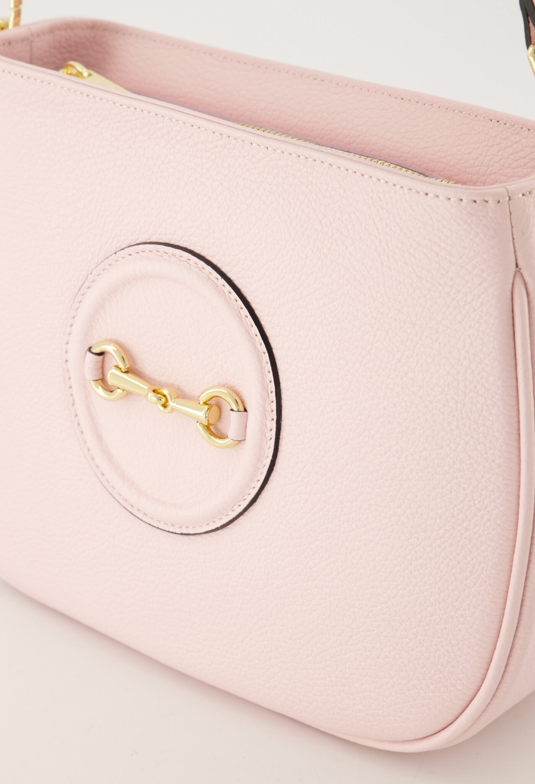 Leren tas Hannah Roze