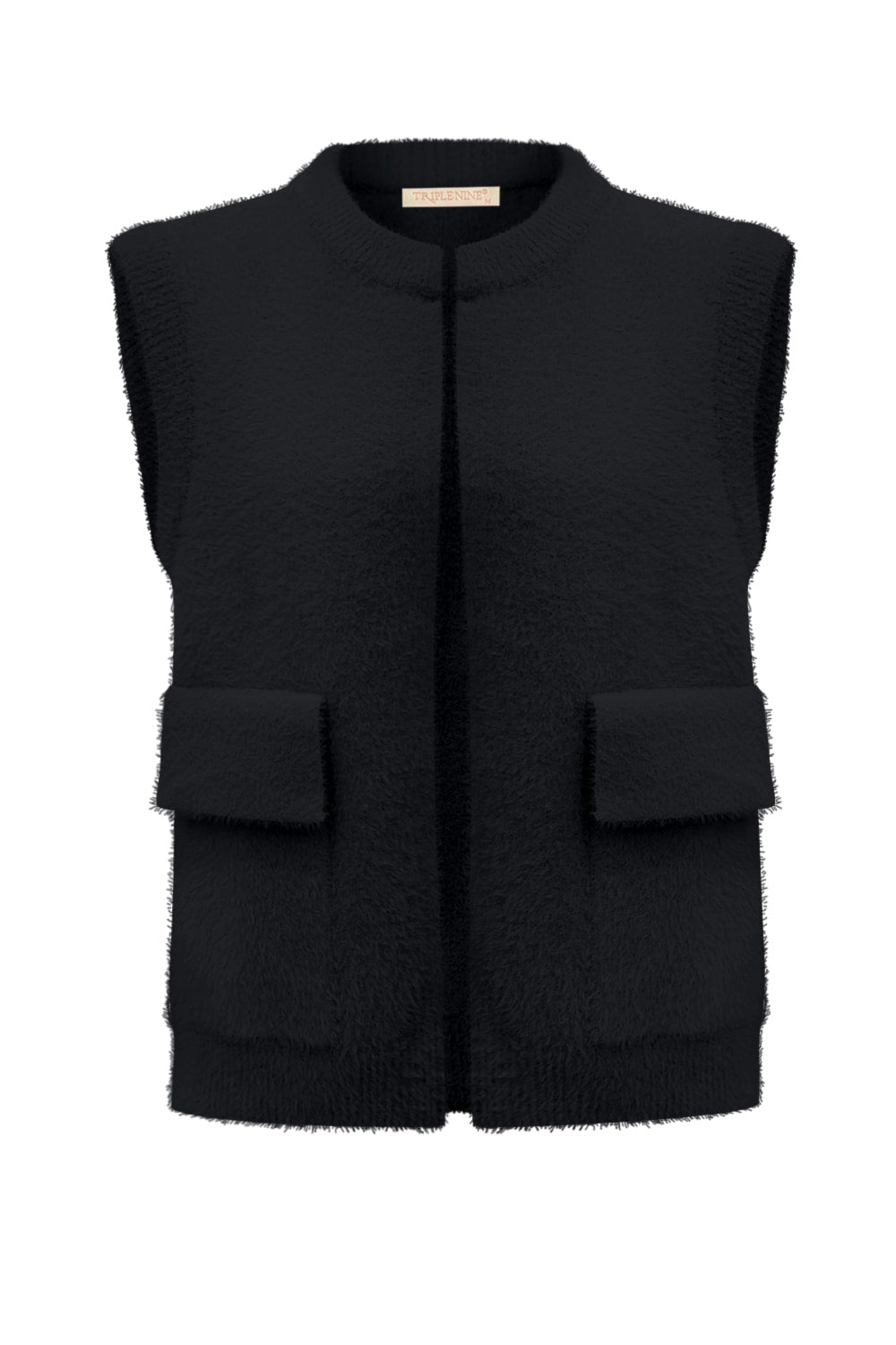 Triple Nine Gilet TR9001 Fluffy Zwart
