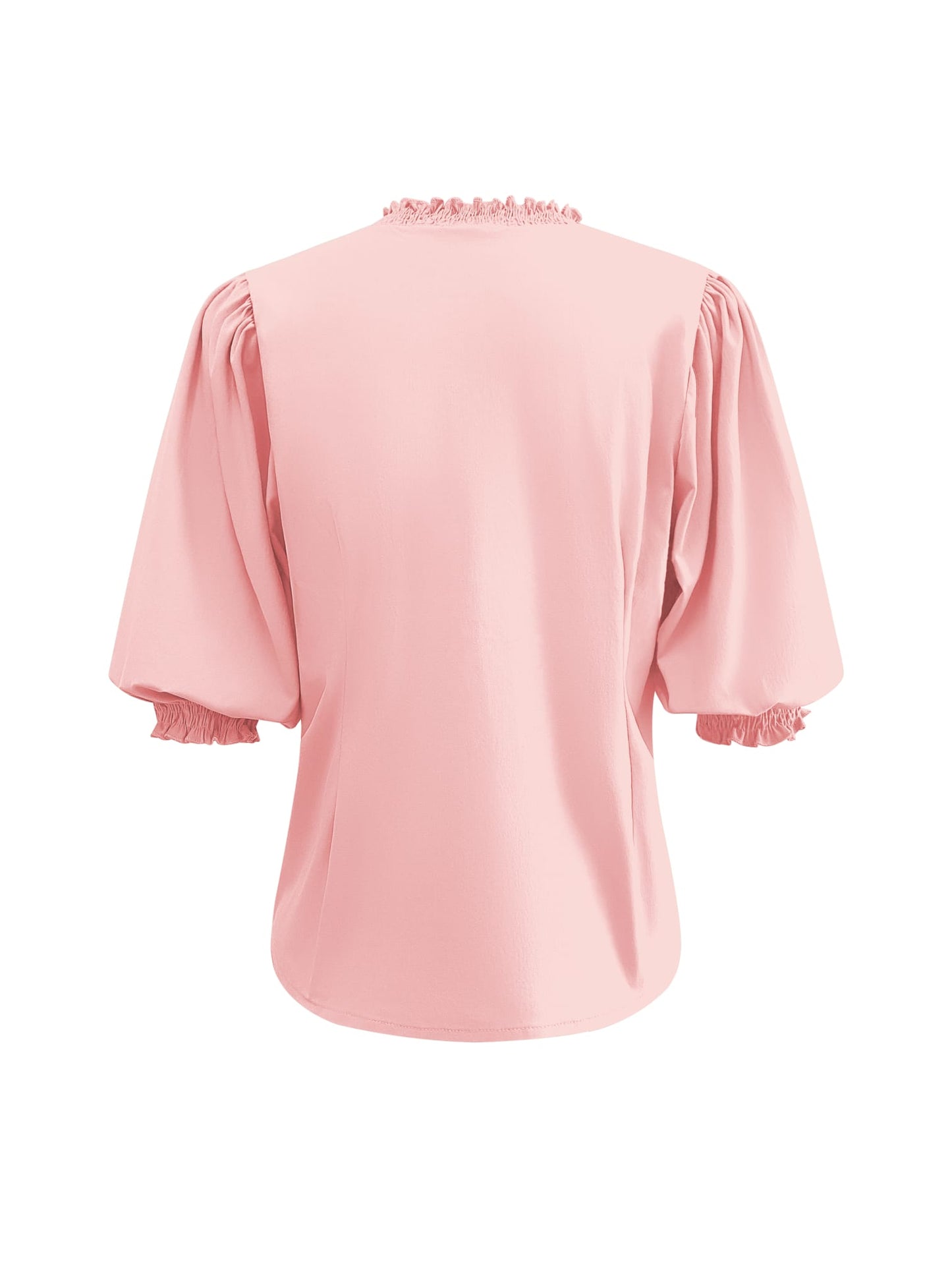 Bluse Kortærmet BLS5933 Powder Pink — Triple Nine