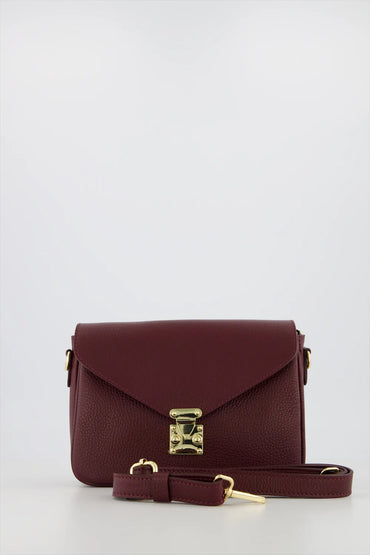 Esther - Crossbody tas - Burgundy - D54 - Goudkleurig