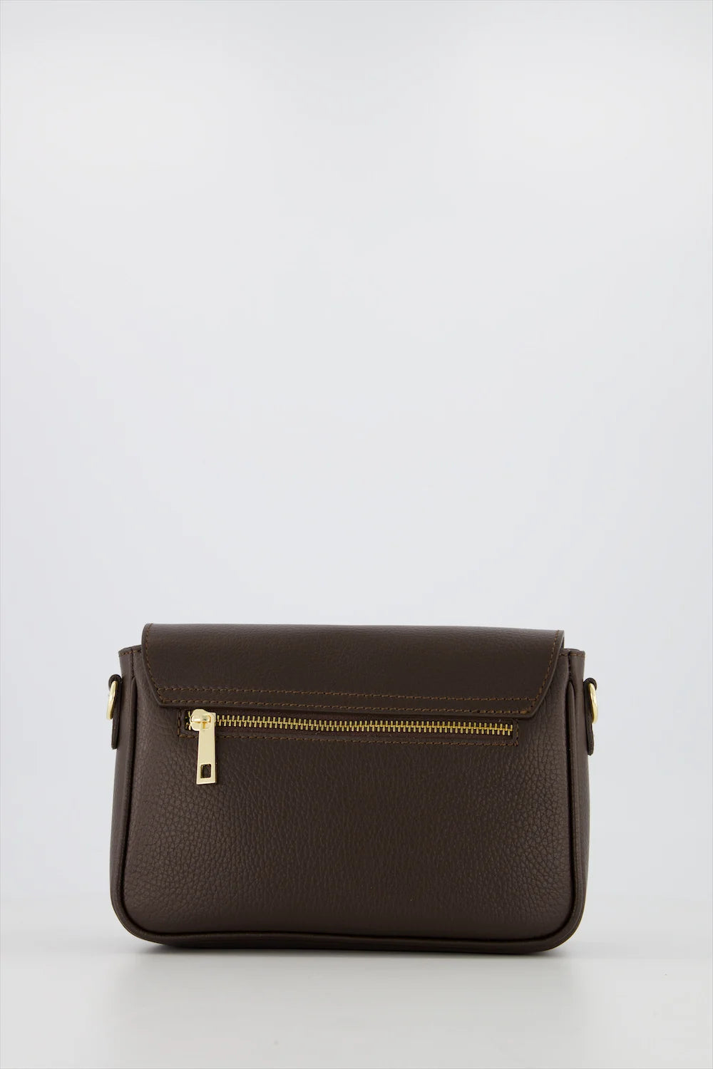 Esther - Crossbody tas - Donker Bruin - T1106 - Goudkleurig