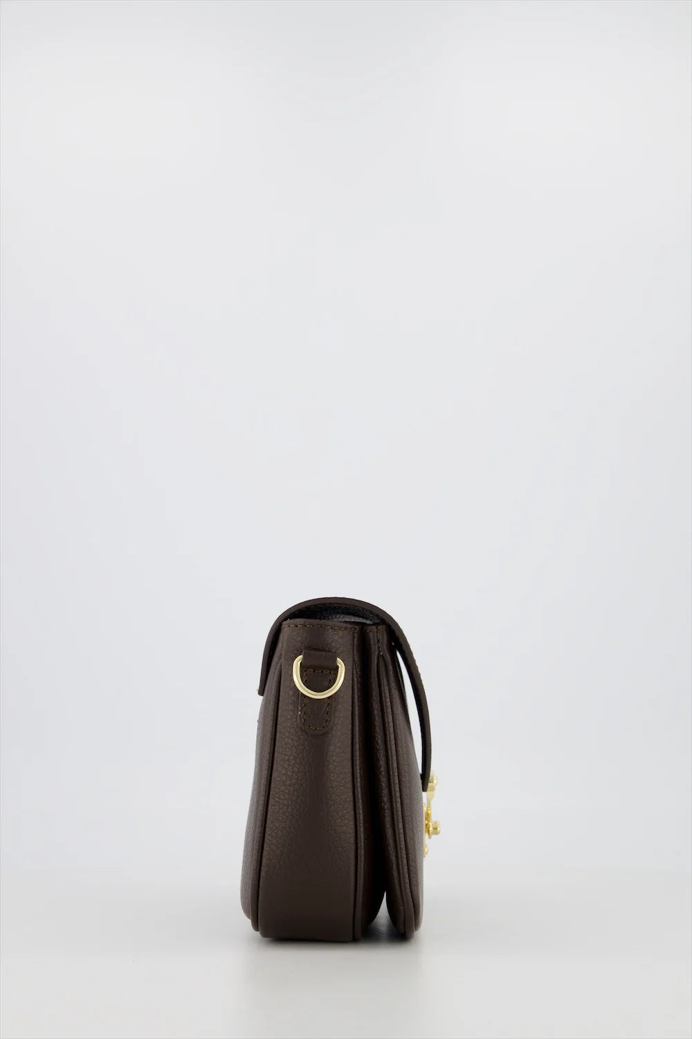 Esther - Crossbody tas - Donker Bruin - T1106 - Goudkleurig
