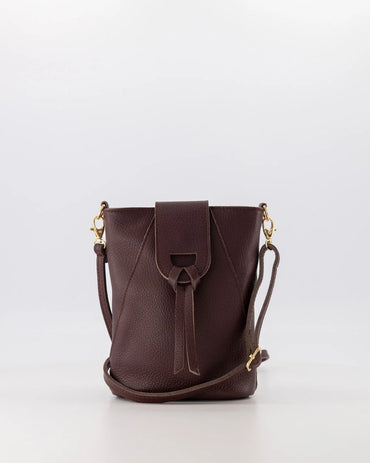Kendra - Handtas - cross body Burgundy - D54 - Goudkleurig