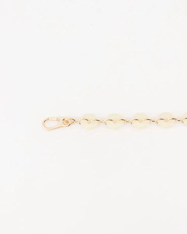 Lulu Large - - Hengsels - Ecru- 50 cm - Goudkleurig