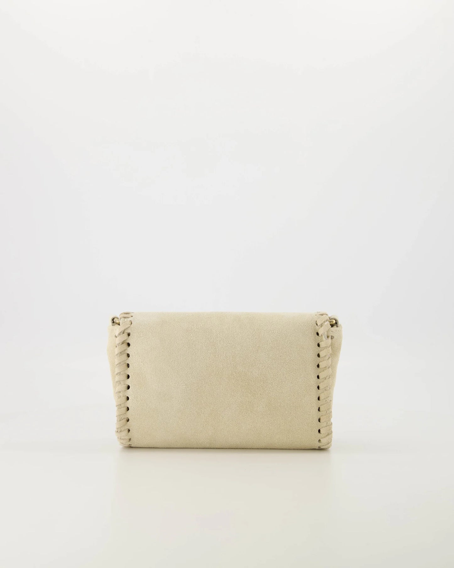 Romee - Suede - Crossbody tas - Ecru - D02 - Bronskleurig