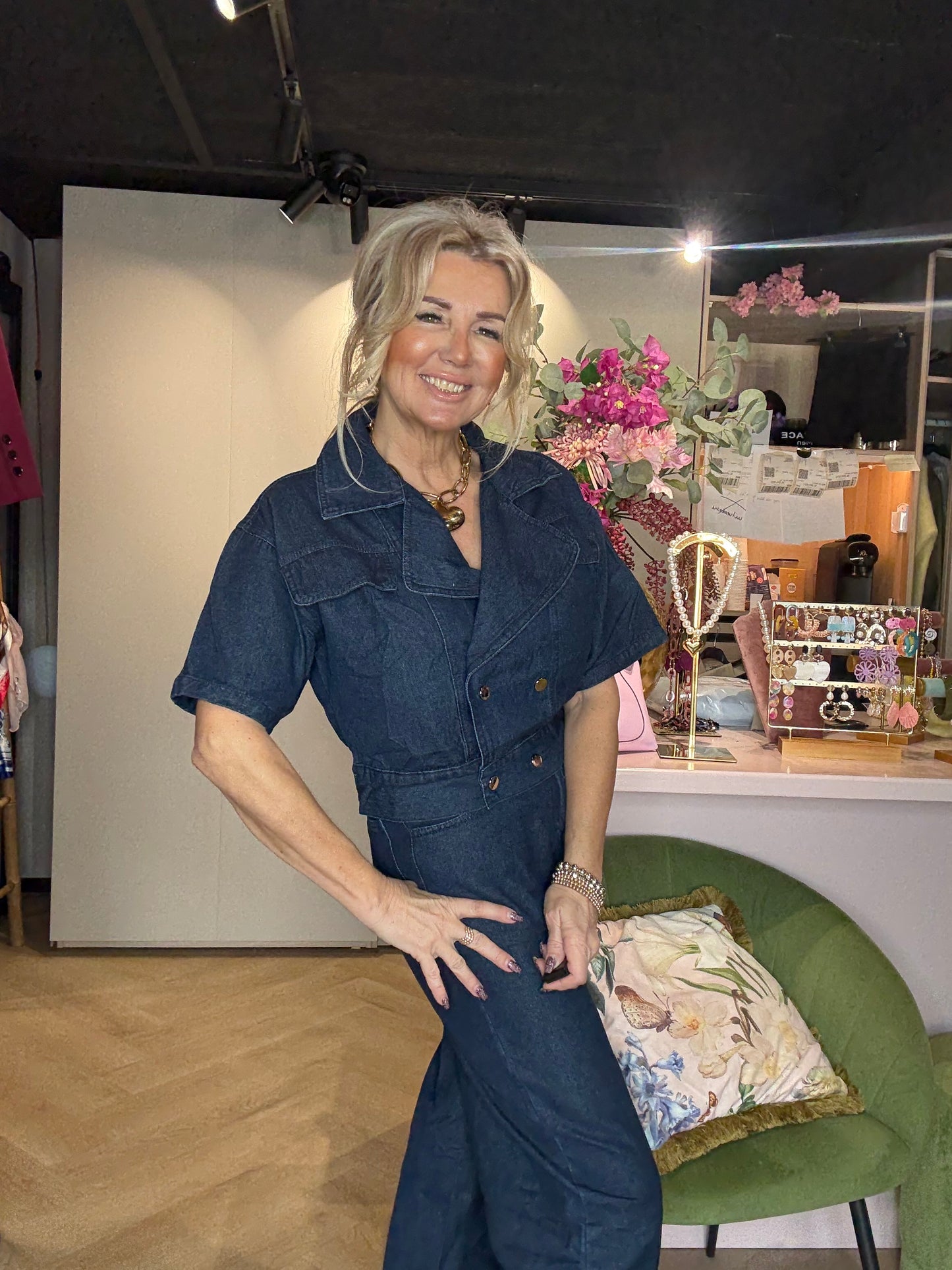 Twee Delig Jeans Pak