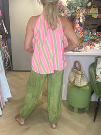 Broek Harem Ballon Model Matcha green