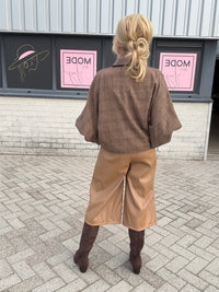 Bermuda-/culotte-shortsit, kamelinruskea Puh