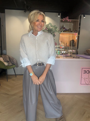 Puh taupe culotte trousers