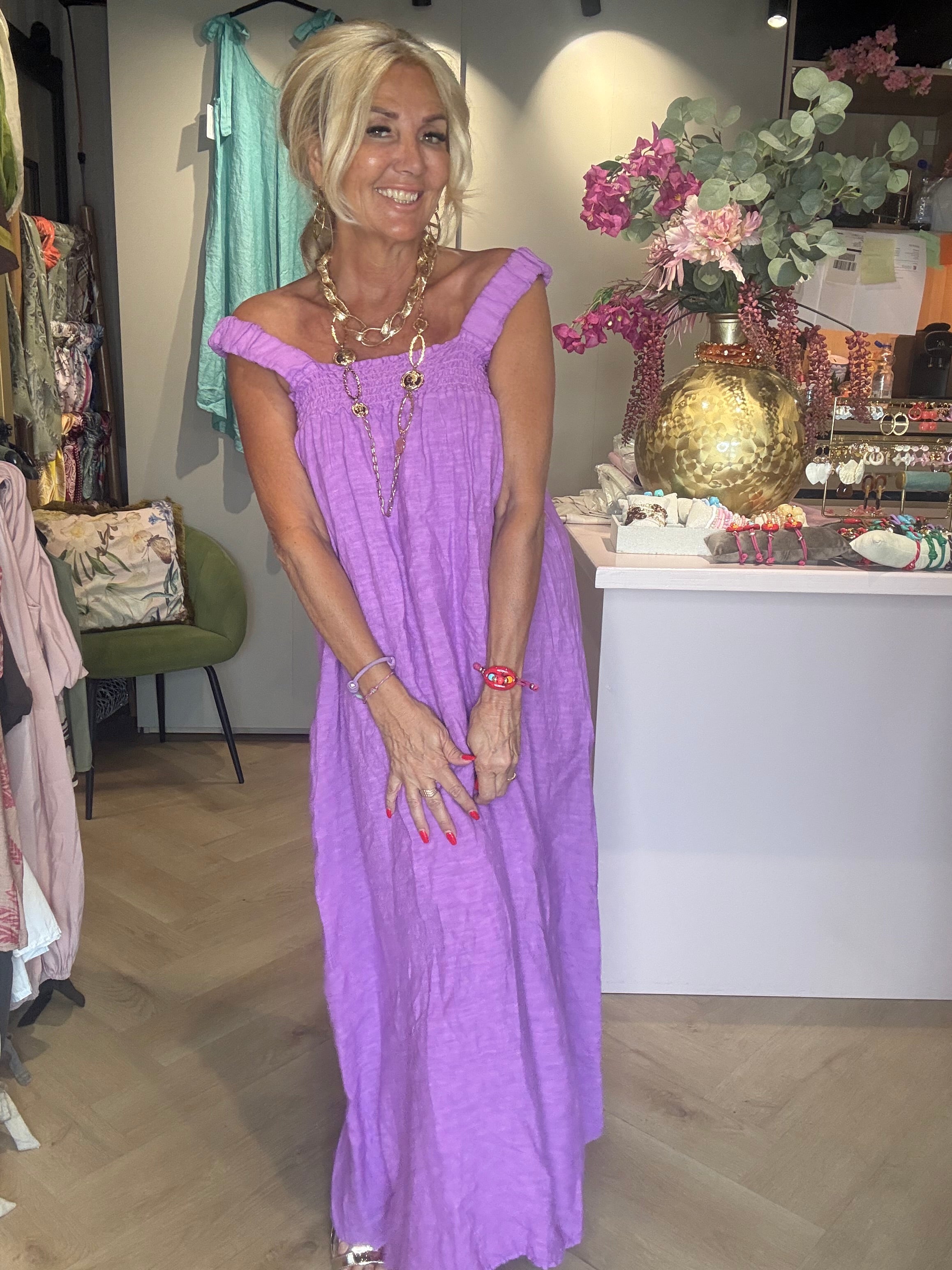 Vestido Lina lila