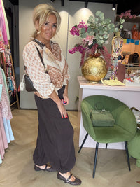 Harem broek bruin