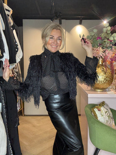 Vestje Fringle Zwart