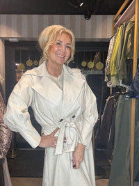 Jasje overslag Alida crème Leatherlook