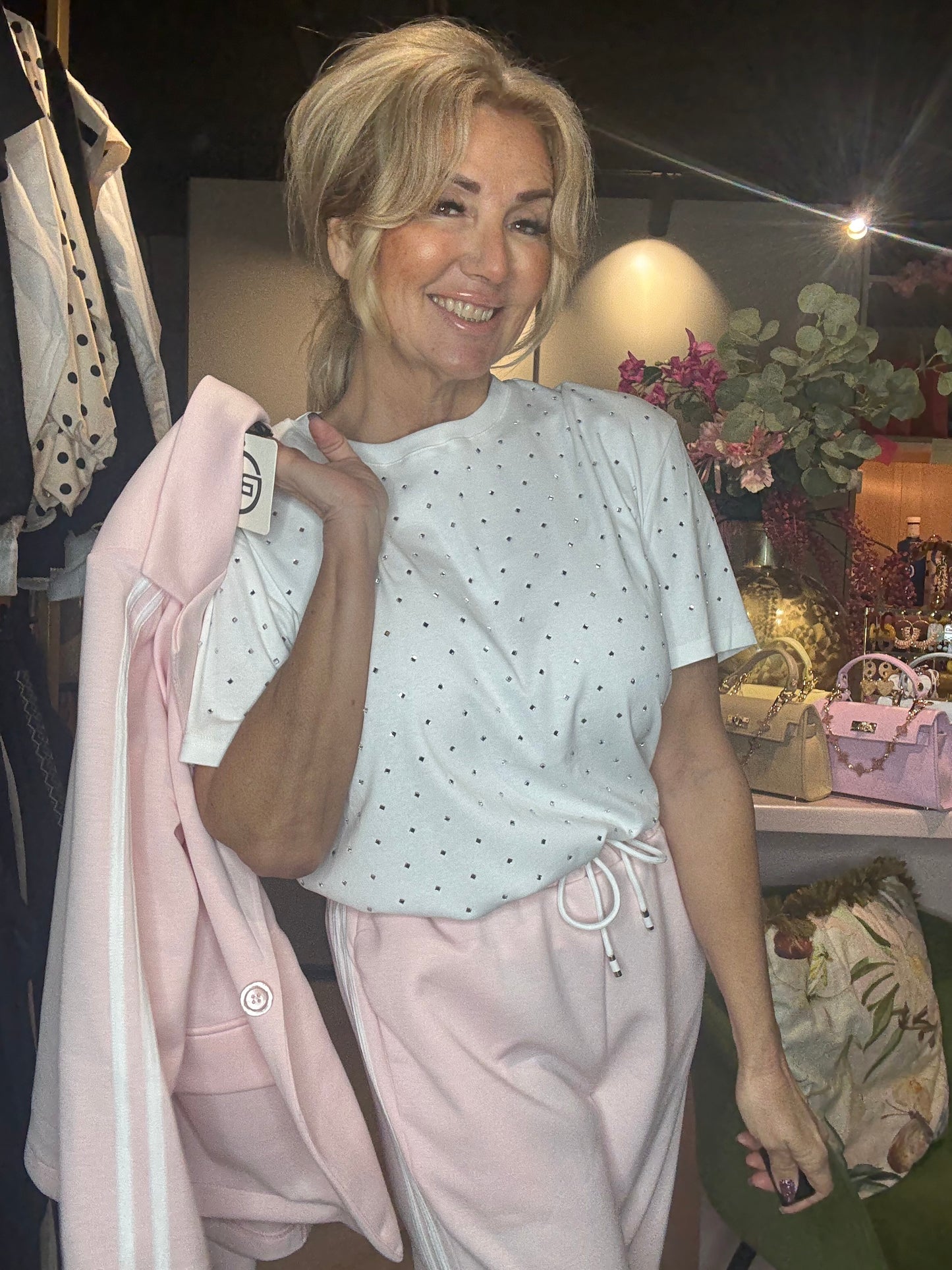 T shirt wit Shine ✨