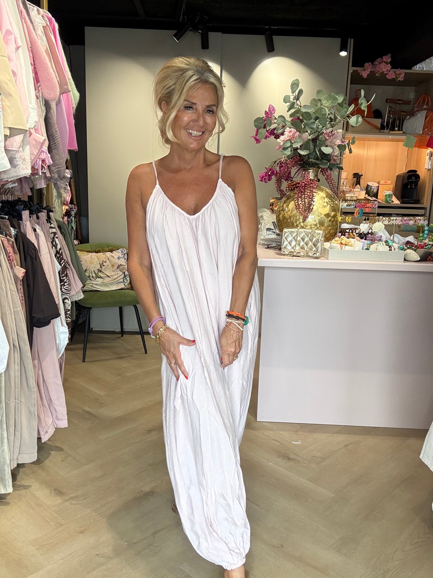 Jumpsuit poeder Rose Anna