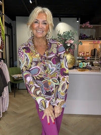 Mi Piace Blouse Big Paisley Print Multicolour MP202108BPPT