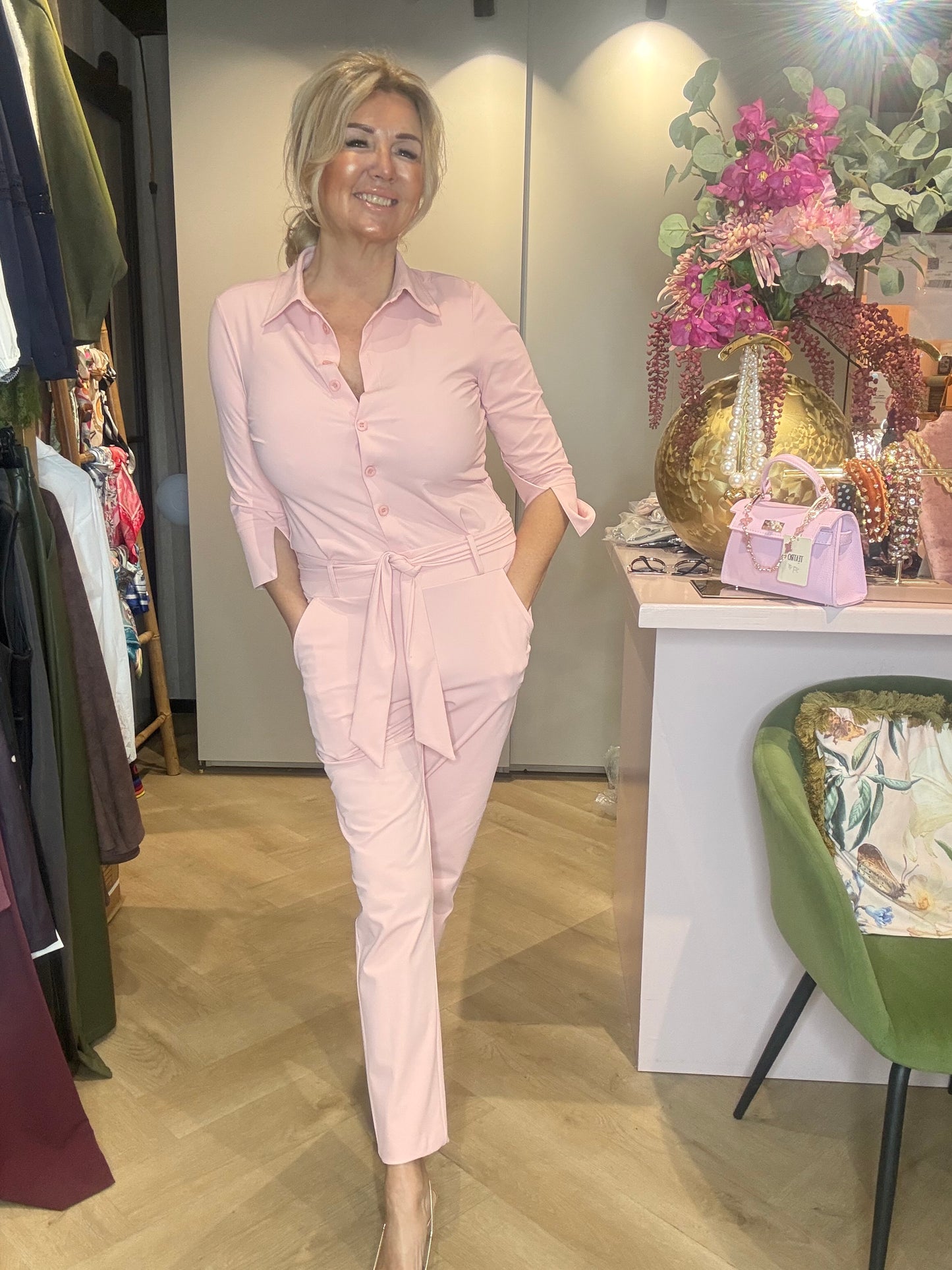 Mi Piace Travel Jumpsuit MP202033A – Mellow Rose | Summer Collection 2026