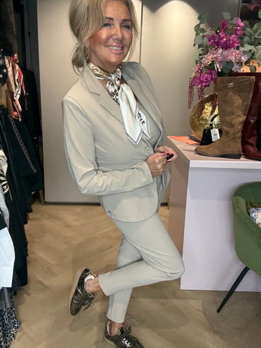 Mi Piace Bonded Travel Broek Skinny Latte MP202632