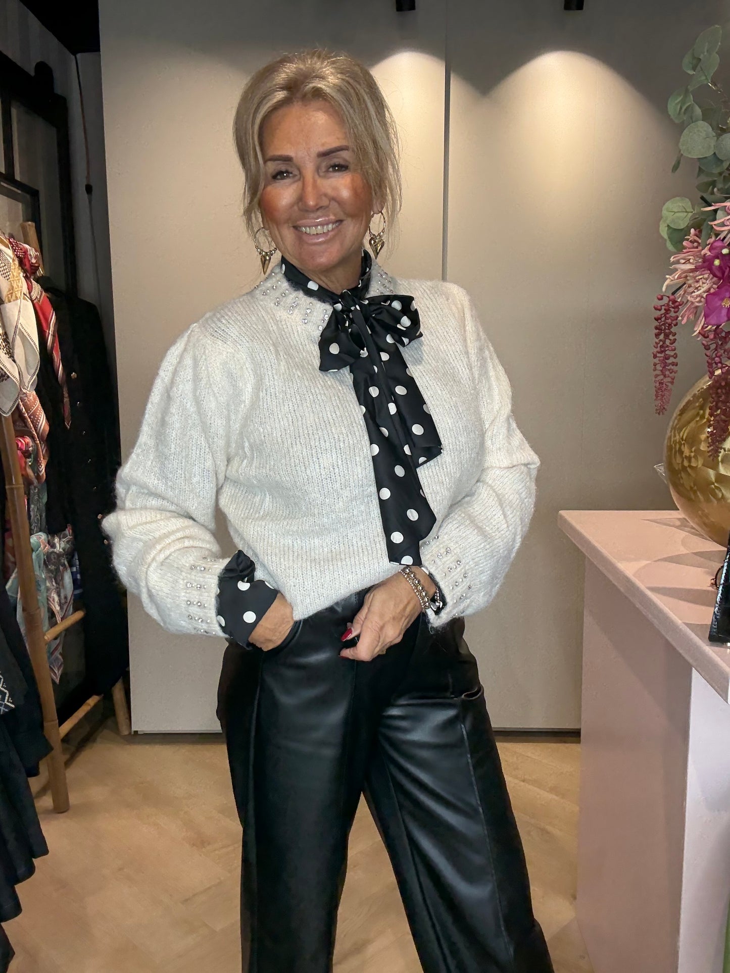 Trui Crème Strass ✨