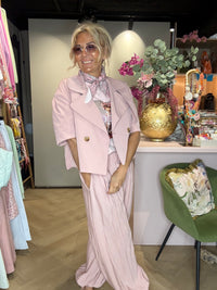 Jasje Rose trenchcoat model kort ærme Rose