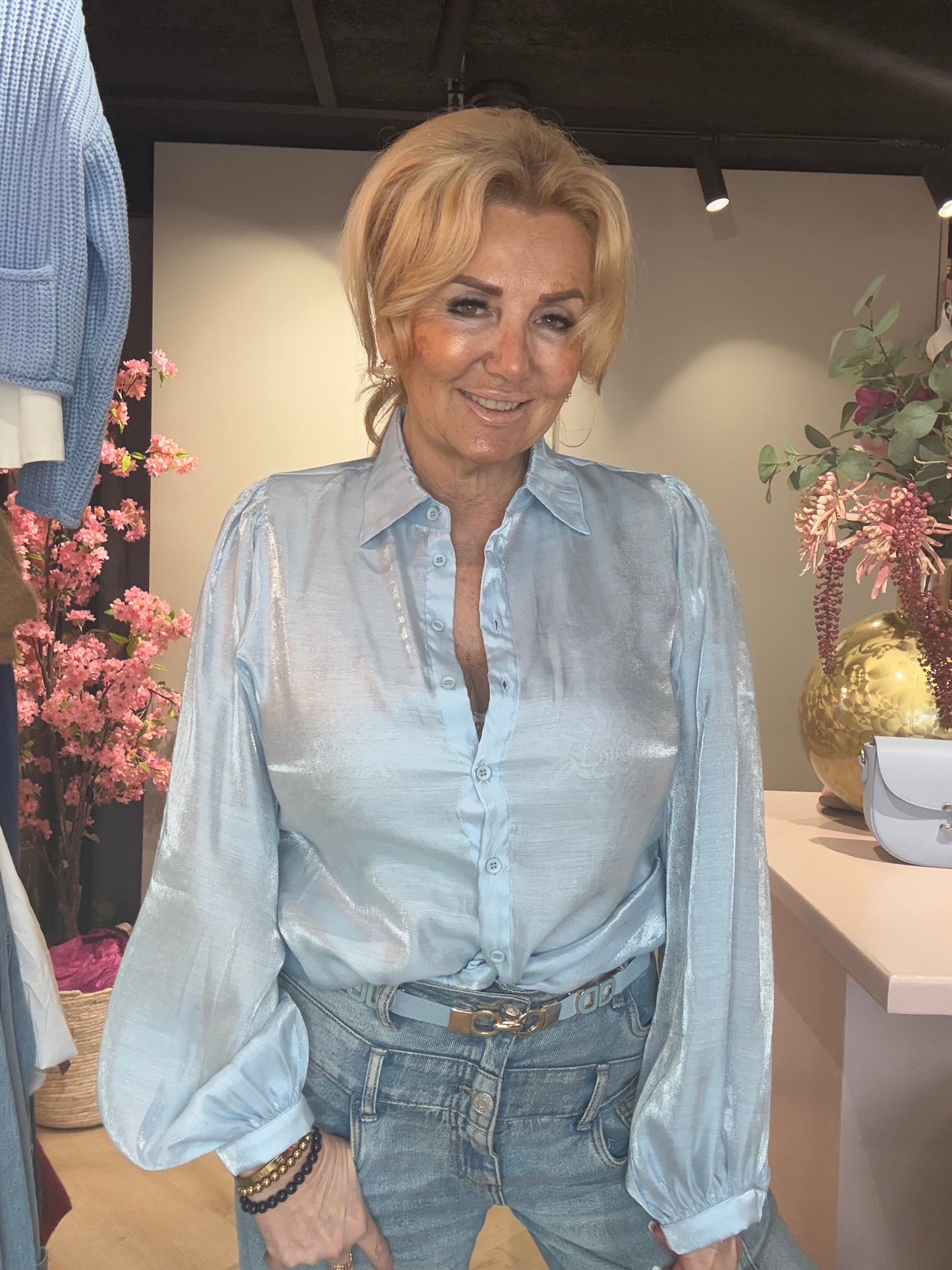 Blouse Licht Blauw