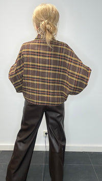 Blouse Emma bruin Camel Briek