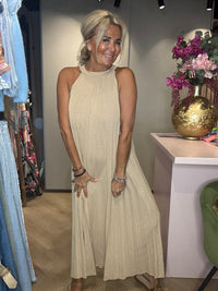 Dress Halter Gold
